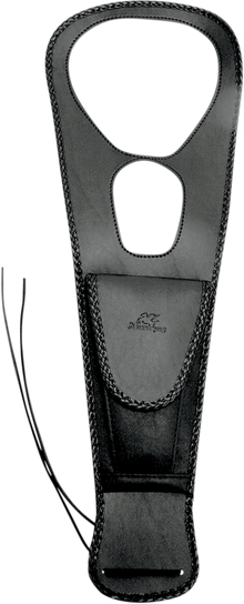 MUSTANG Pouch Tank Bib - Smooth - Black - Honda 93320