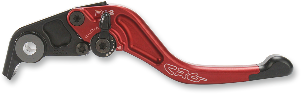 CRG RC2 Shorty Brake Lever - Red 2RB-514-H-R