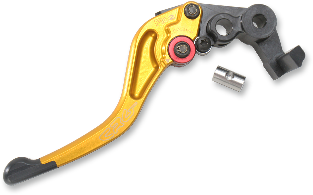 CRG RC2 Shorty Brake Lever - Gold 2RN-521-H-G