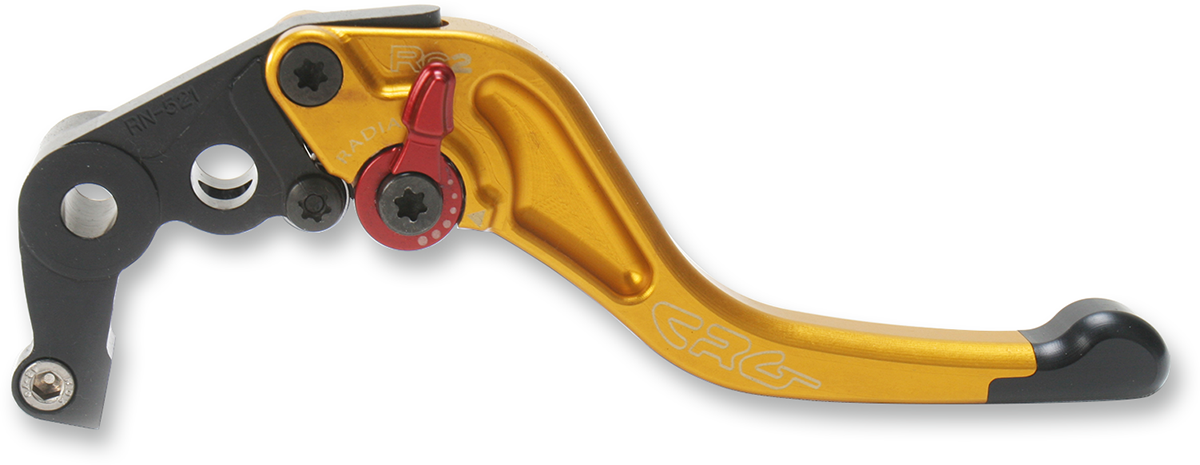 CRG RC2 Shorty Brake Lever - Gold 2RN-521-H-G