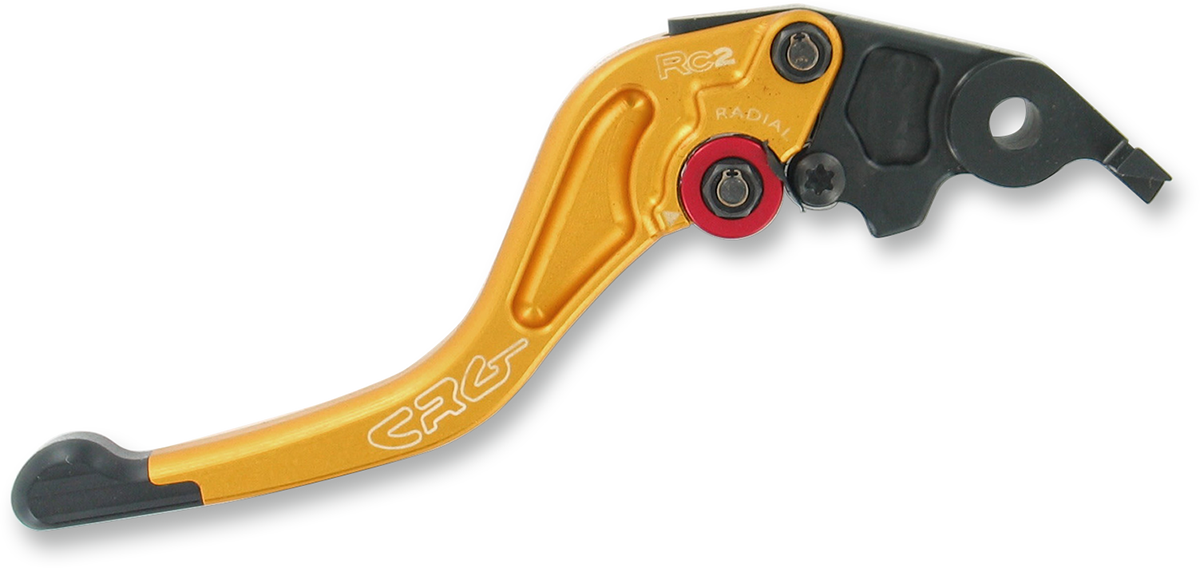 CRG RC2 Shorty Brake Lever - Gold 2RB-516-H-G