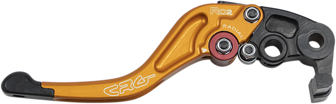 CRG RC2 Shorty Brake Lever - Gold 2RN-531-H-G