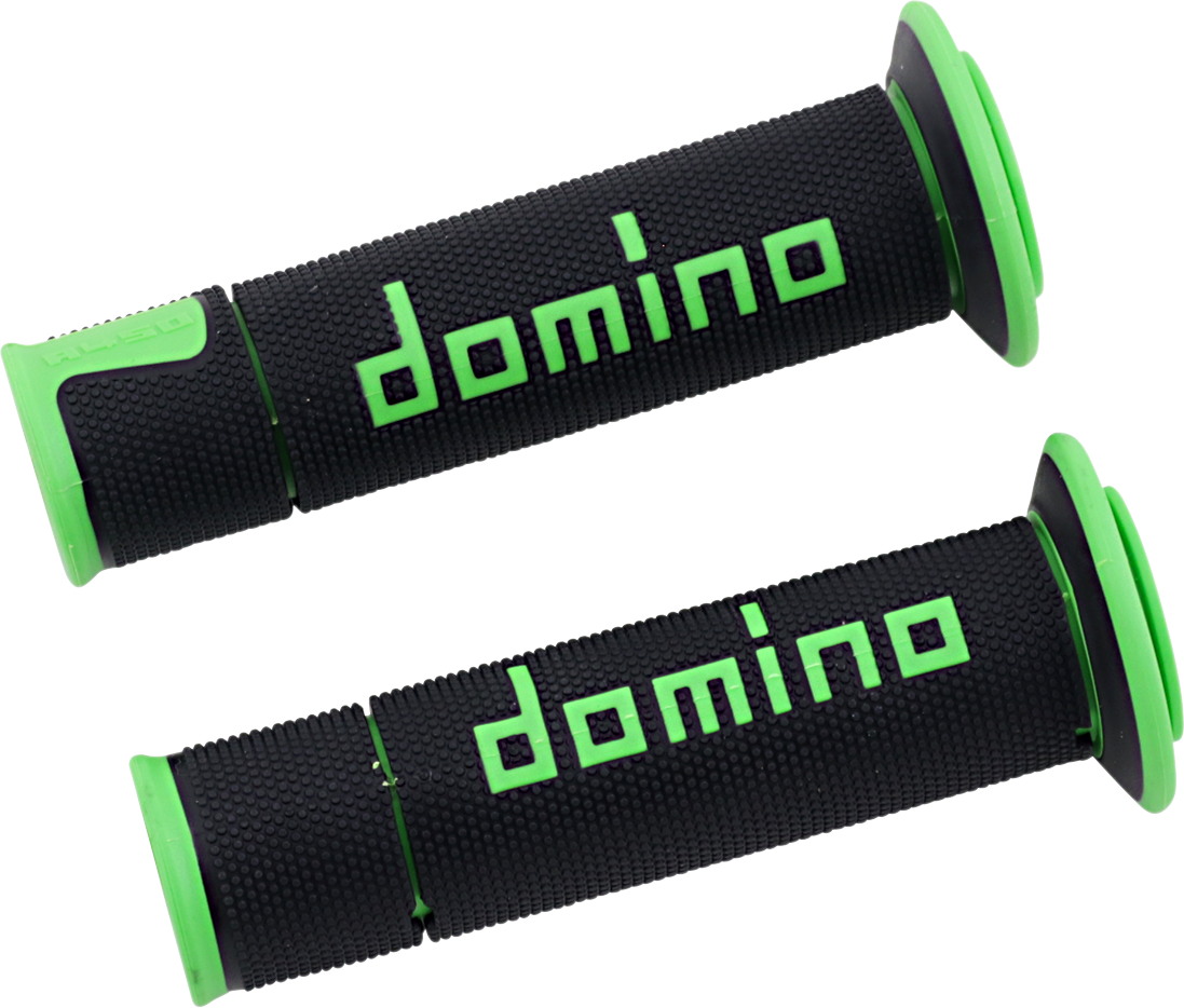 G2 ERGONOMICS CORP. A450 Grips - Domino - Black/Green A45041C4440B7-0