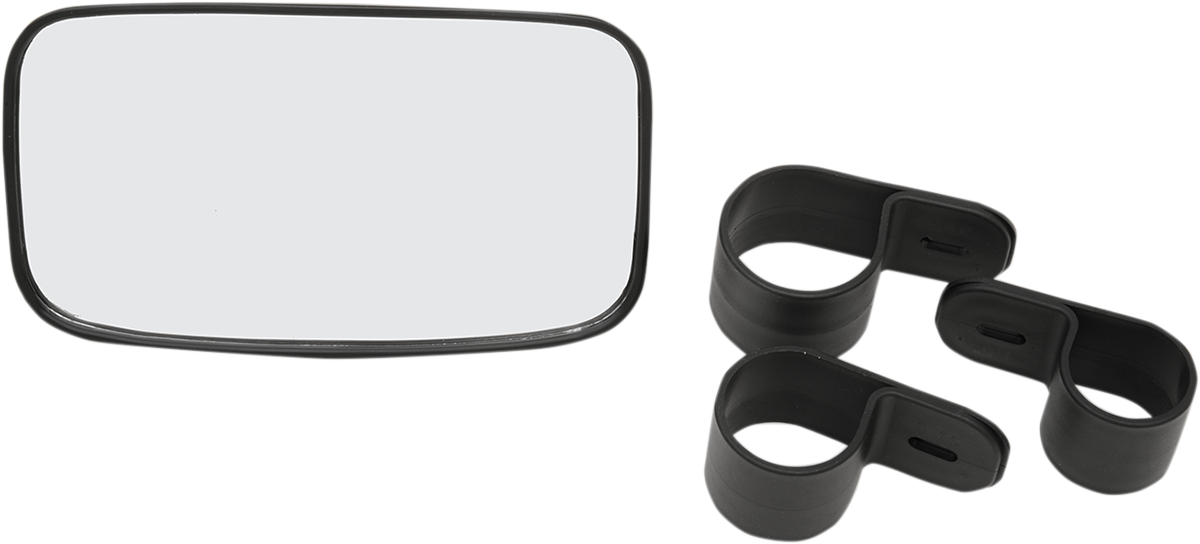 EMGO Mirror - Rear View - Rectangle - Black 20-64574