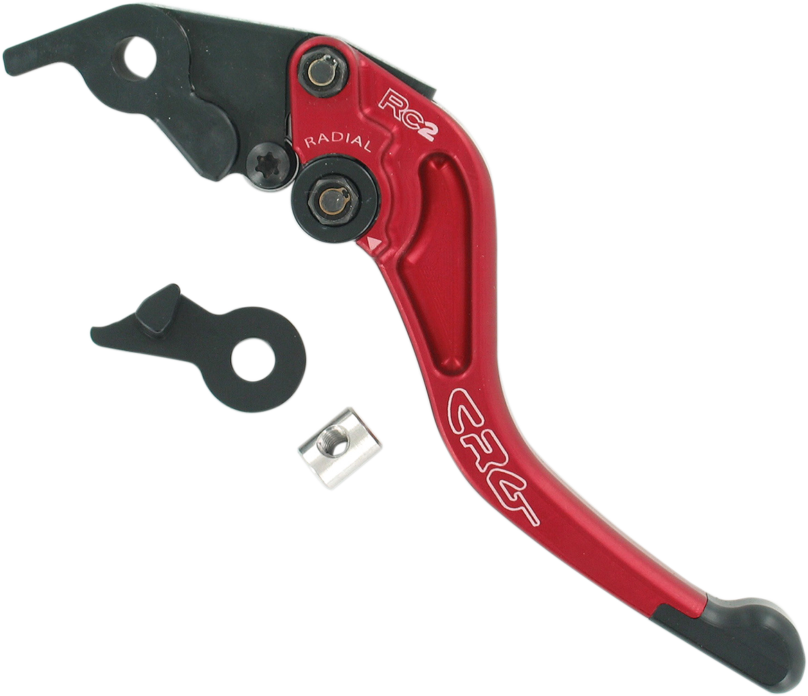 CRG RC2 Shorty Clutch Lever - Red 2RB-522-H-R