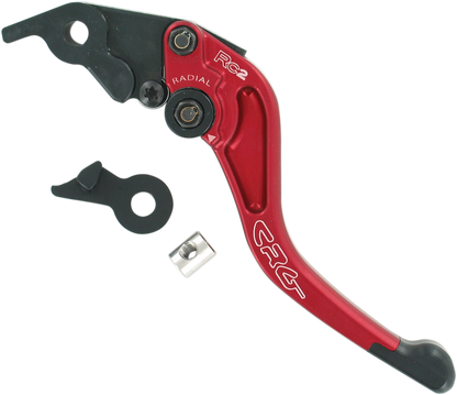 CRG RC2 Shorty Clutch Lever - Red 2RB-522-H-R