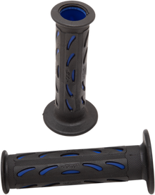 PRO GRIP 724 Dual Density Sportbike Grips - Open Ends - Black/Blue PA0724OEBL02