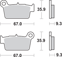 SBS Off-Road Sintered Brake Pads 790SI