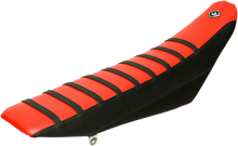 FLU DESIGNS INC. Pro Rib Seat Cover - Red/Black 45502