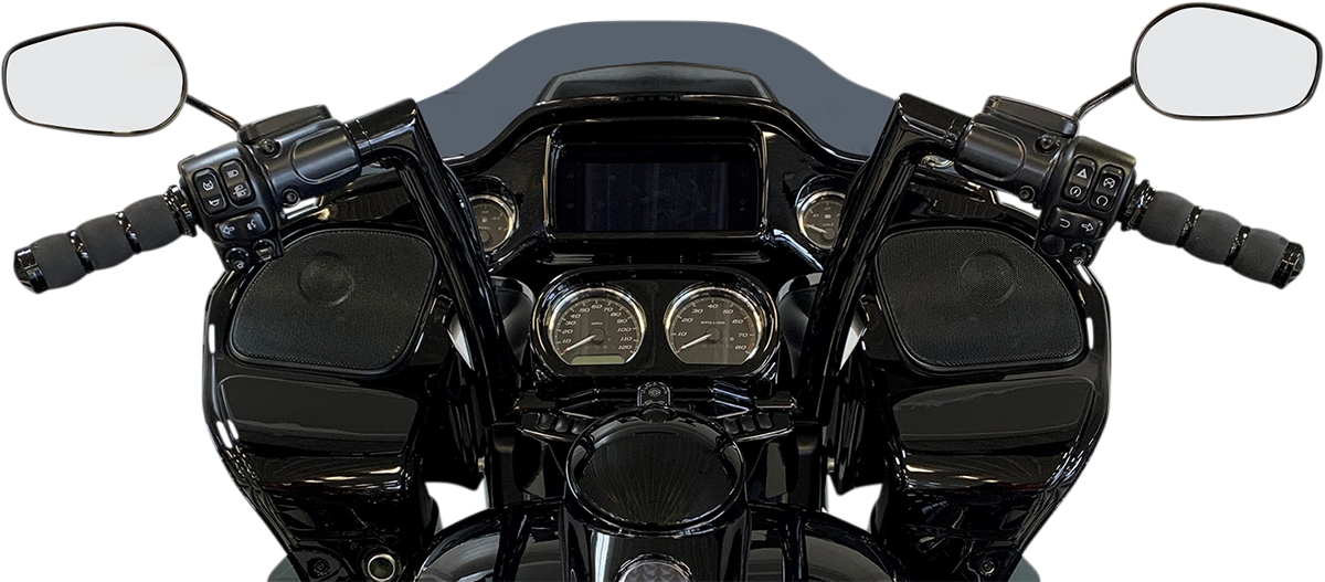 FAT BAGGERS INC. 1-1/2" EZ Install Flat Top Handlebar - 12" - Black 606012-B
