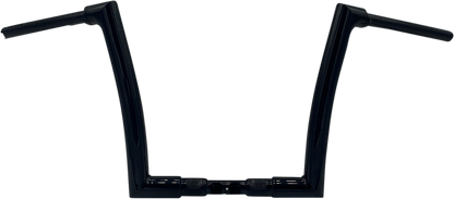 FAT BAGGERS INC. 1-1/2" EZ Install Flat Top Handlebar - 12" - Black 606012-B