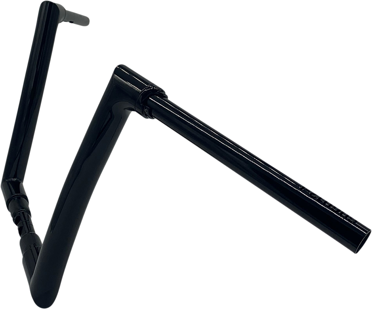FAT BAGGERS INC. 1-1/2" EZ Install Flat Top Handlebar - 12" - Black 606012-B