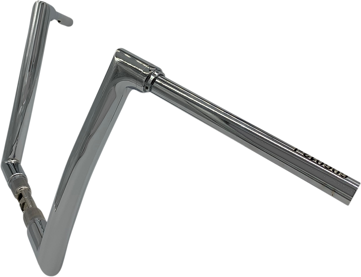 FAT BAGGERS INC. 1-1/2" EZ Install Flat Top Handlebar - 12" - Chrome 606012