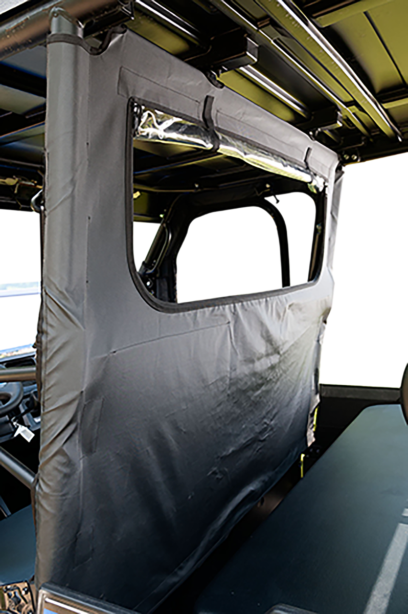 SEIZMIK Soft Windshield/Dust Panel - Rear - Kawasaki - Mule 50-04028KIT