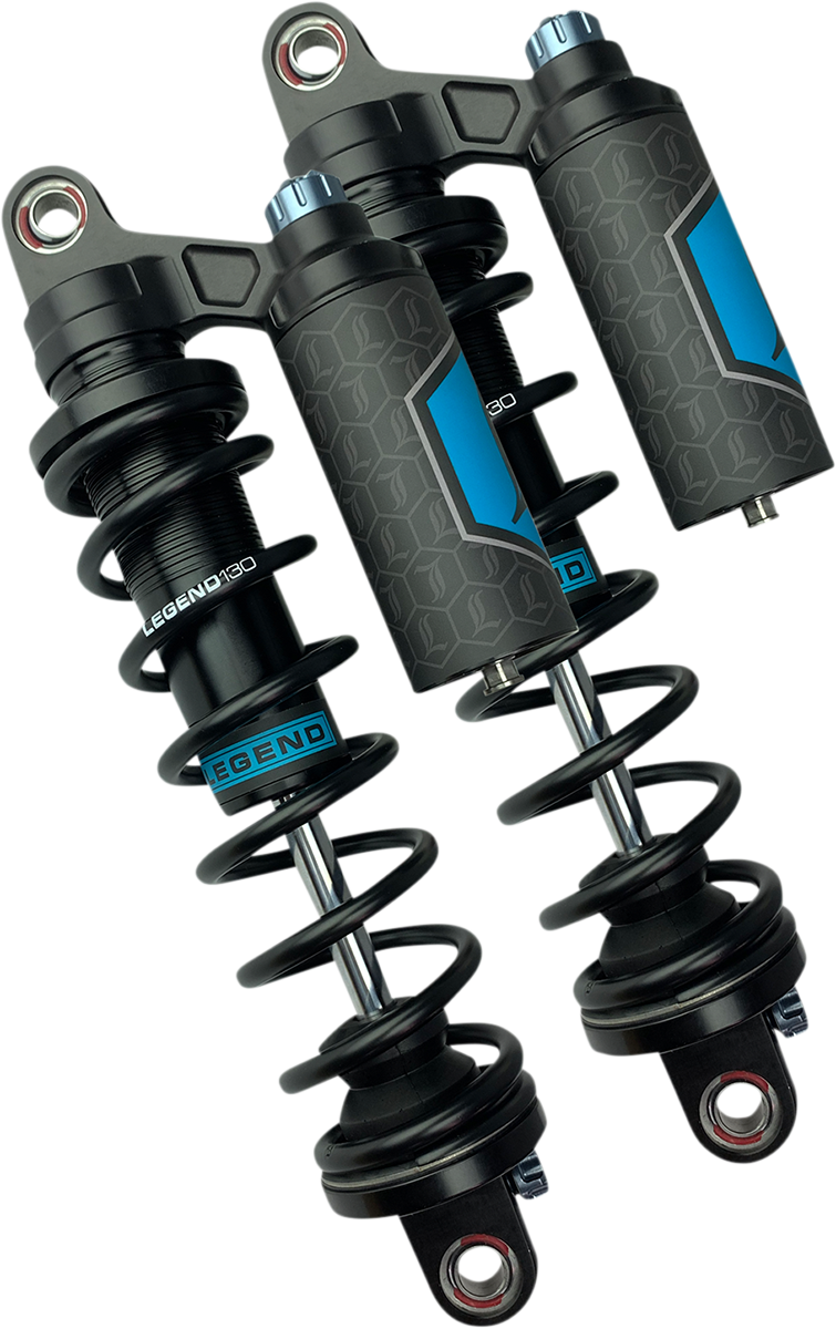 LEGEND SUSPENSION REVO ARC Piggyback Shocks - 13" - Heavy Duty - Black - '84-'00 FXR 1310-1899