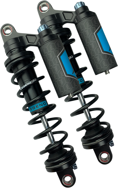 LEGEND SUSPENSION REVO ARC Piggyback Shocks - 13" - Heavy Duty - Black - '84-'00 FXR 1310-1899