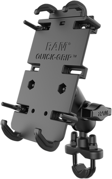 RAM MOUNTS Quick Grip™ Phone Mount with U-Bolt Base - XL RAM-B-149ZA-PD4