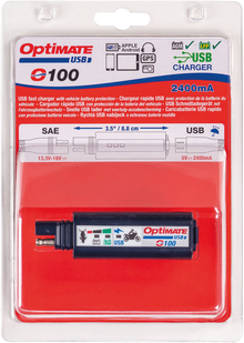 TECMATE SAE to USB Charger - 2 Pin Connector - LED O-100V3
