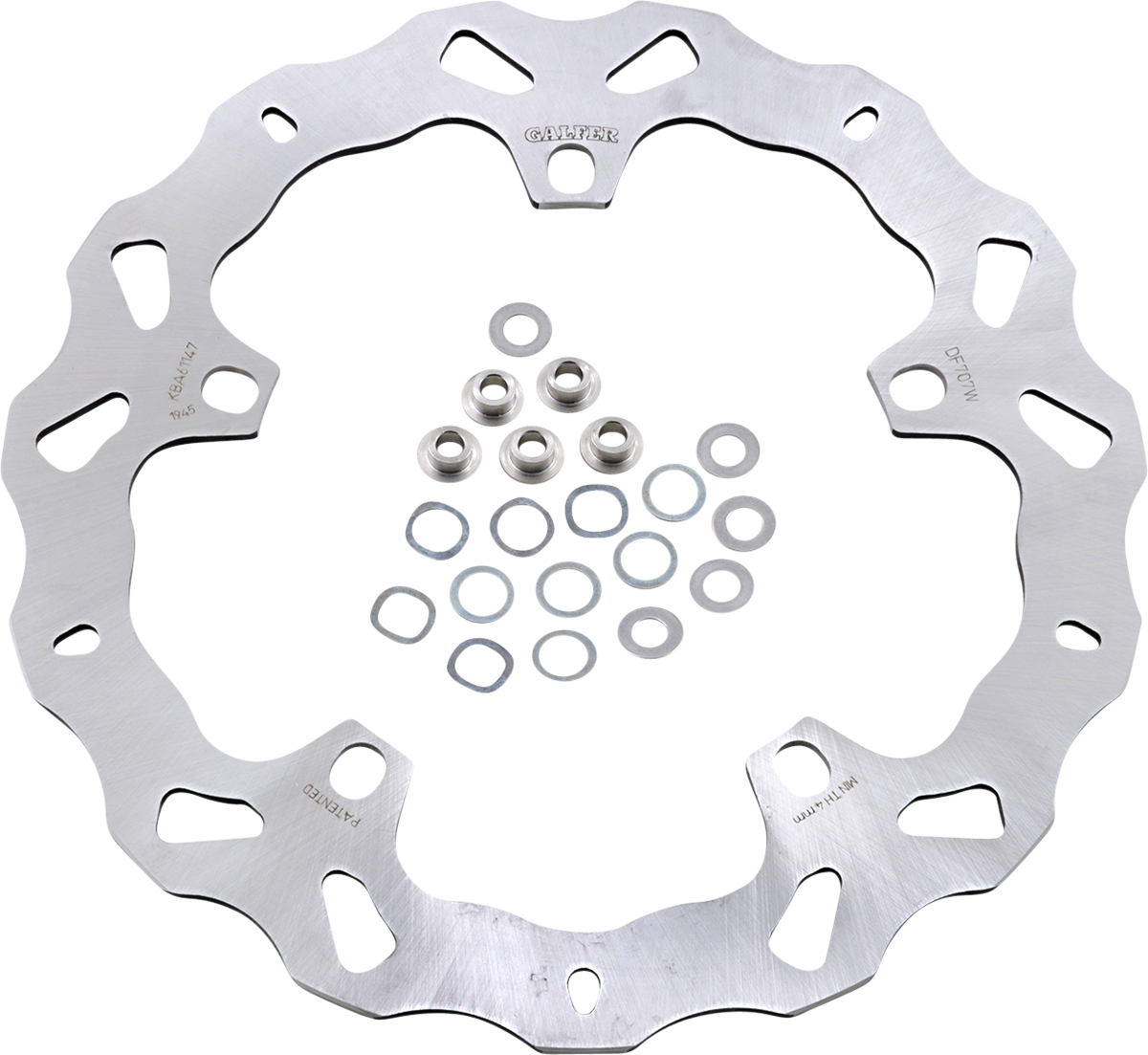 GALFER Brake Rotor - Front - Solid Mount DF707W