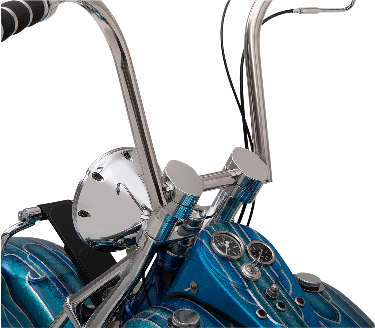 LA CHOPPERS Springer Handlebar Riser Kit - Paughco/DNA - Chrome LA-7410-03