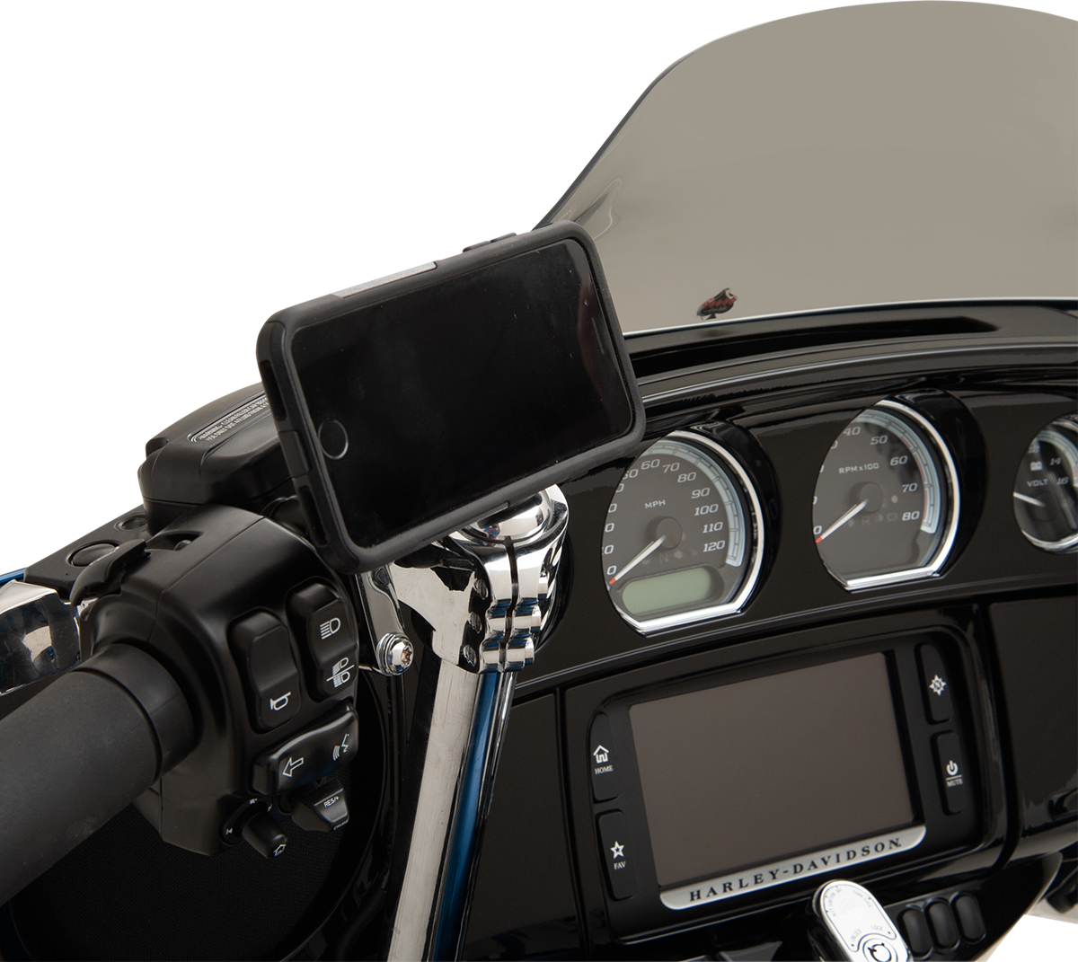 KLOCK WERKS iOmounts™ Device Mount - Switch Mount - Chrome KWD-01-0380