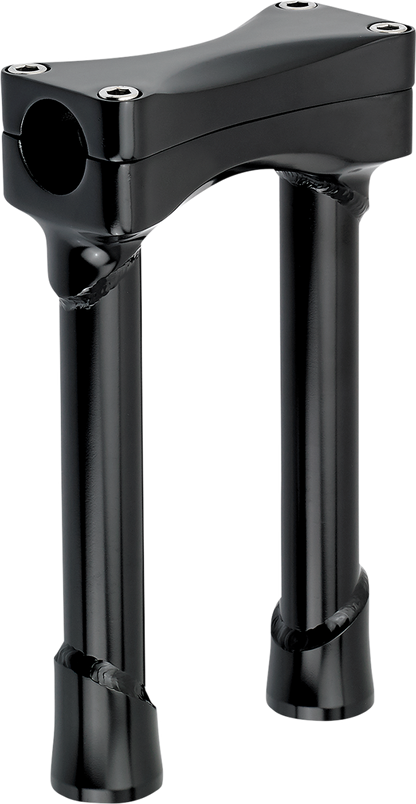 BILTWELL Murdock O/S Risers - 8" - Black 6413-201-08