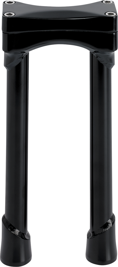 BILTWELL Murdock O/S Risers - 10" - Black 6413-201-10