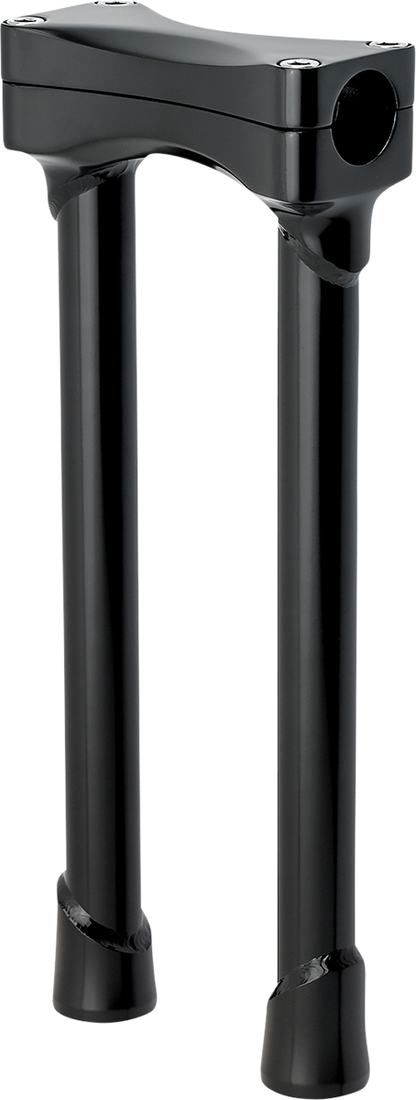 BILTWELL Murdock O/S Risers - 12" - Black 6413-201-12