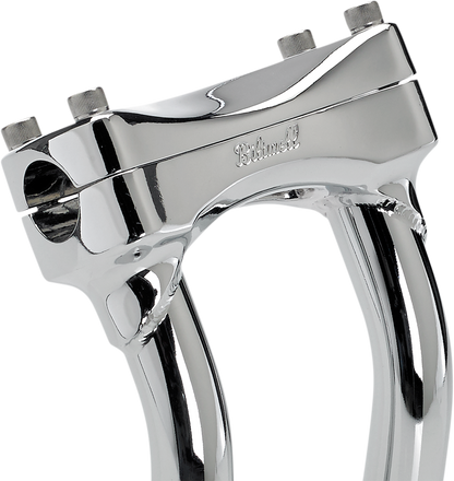 BILTWELL Murdock O/S Risers - Pullback - 8" - Chrome 6414-105-08