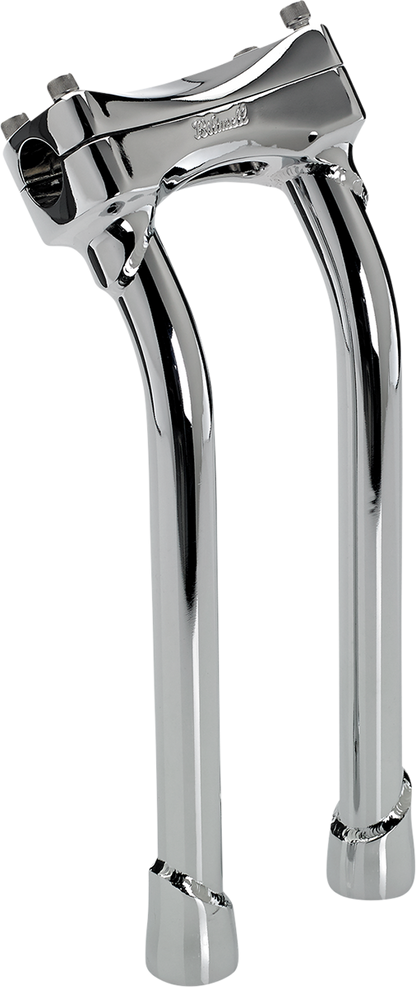 BILTWELL Murdock O/S Risers - Pullback - 12" - Chrome 6414-105-12