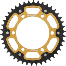 SUPERSPROX Stealth Rear Sprocket - 42 Tooth - Gold - Kawasaki/Yamaha/Suzuki RST-486-42-GLD