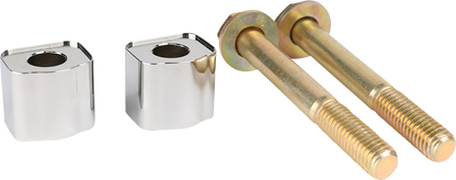 THRASHIN SUPPLY CO. Riser Extensions - 1" - Chrome TSC-9801-3