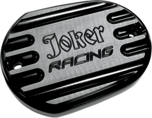 JOKER MACHINE Front Brake Master Cylinder Cover - Joker Logo - Black 10-381B