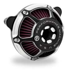 Performance Machine 23-Up CVO, 2024 Touring Max HP Air Cleaner - Contrast Cut