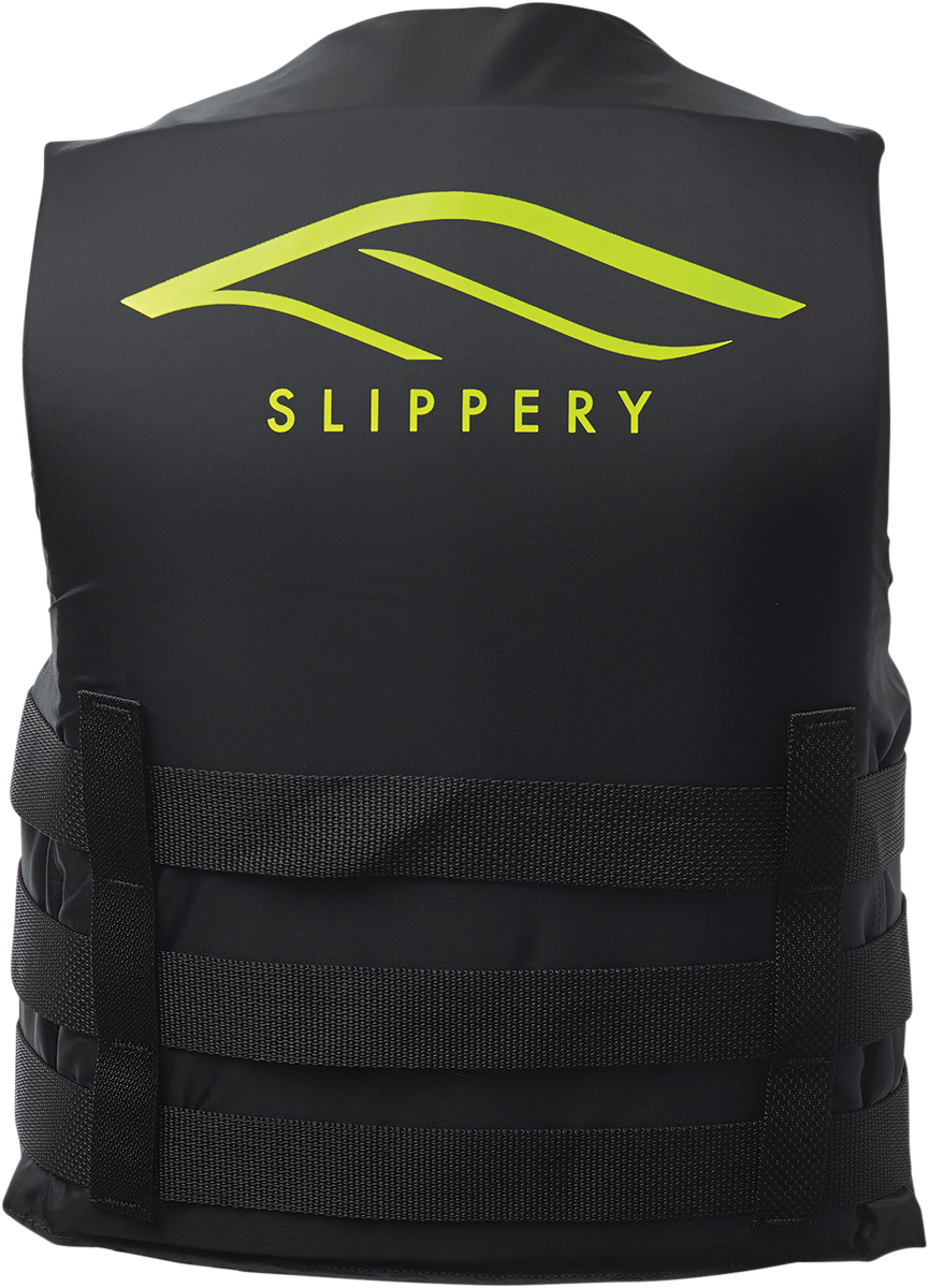 SLIPPERY Hydro Nylon Vest - Black/Neon Yellow - XS 112214-30001020
