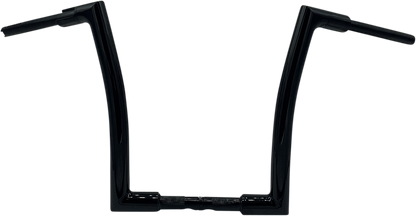 FAT BAGGERS INC. 1-1/2" EZ Install Flat Top Handlebar - 14" - Black 607014-B