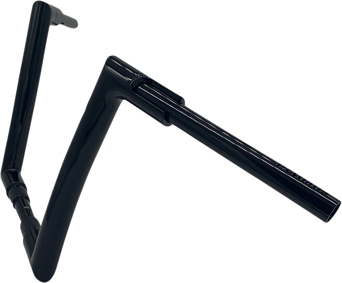 FAT BAGGERS INC. 1-1/2" EZ Install Flat Top Handlebar - 12" - Black 608012-B