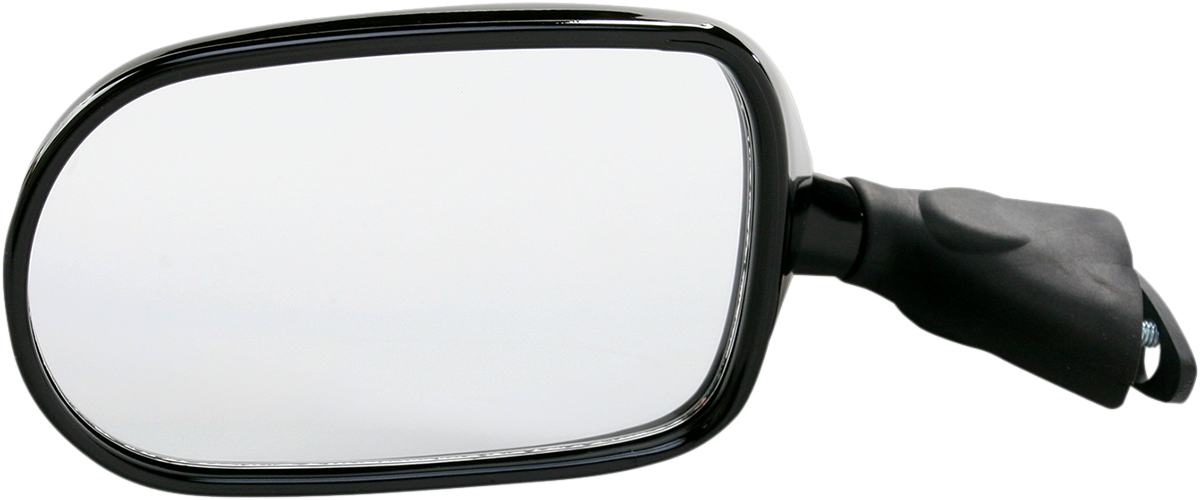 EMGO Mirror - Side View - Oval - Black - Left 20-55202