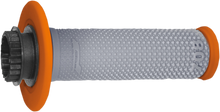 PRO GRIP 708 Lock-On Grips - Orange/Gray PA070800ARGR