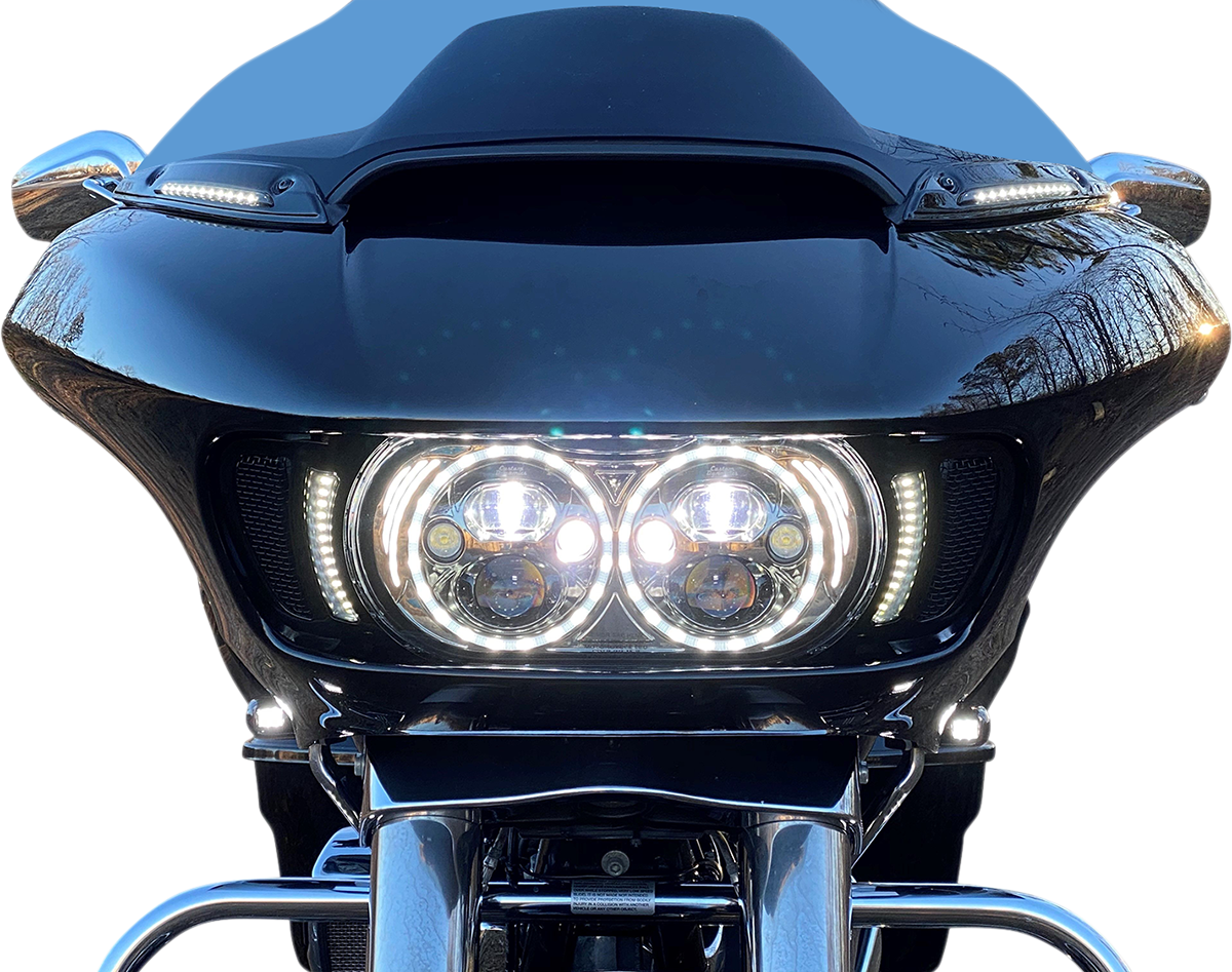 CUSTOM DYNAMICS Turn Signal - FLTR - Chrome PB-RG-TS-15-C