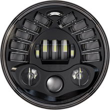 CUSTOM DYNAMICS Adaptive Headlight with Adapter - 7" - Black PB-7A-14-B