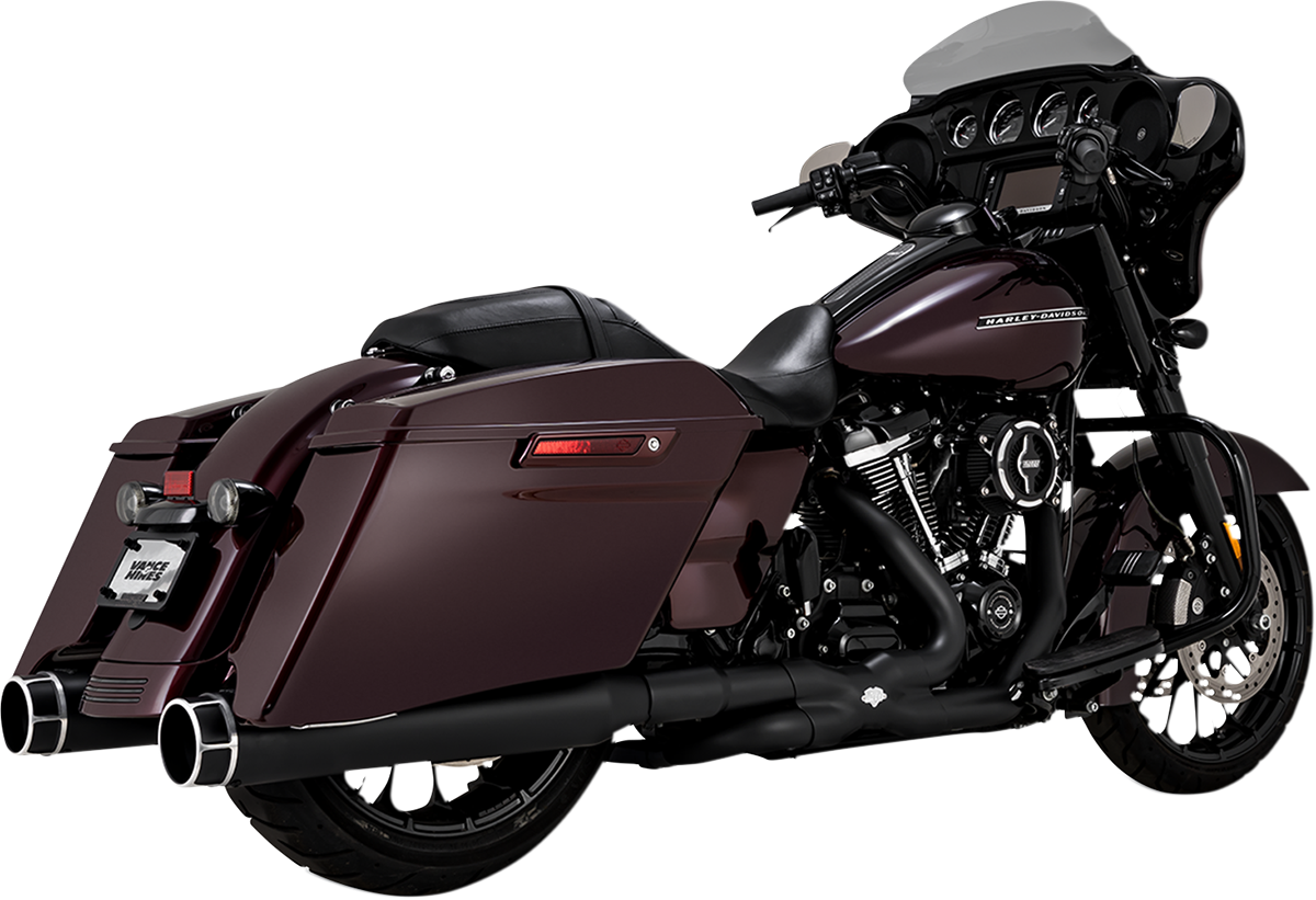VANCE & HINES 4-1/2" Torquer Slip-On Mufflers - Machine Cut 46676