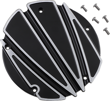 COVINGTONS Derby Cover - Ripper - 5 Hole - Black - Touring/Trike C1875-B
