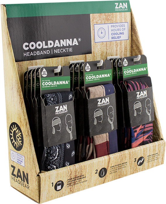 ZAN HEADGEAR Polyester Cooldanna® - 18 Pack PPO14