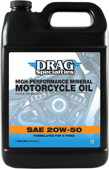 DRAG SPECIALTIES OIL Engine Oil 20W-50 - 1 US gallon 198926