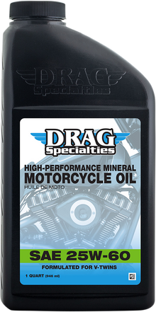 DRAG SPECIALTIES OIL Engine Oil - 25W-60 - 1 US quart 198920