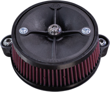 S&S CYCLE Super Stock™ Stealth Air Cleaner Kit - Black 170-0354C