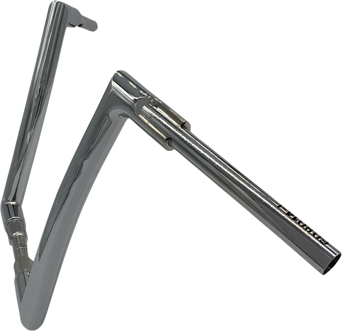 FAT BAGGERS INC. 1-1/2" EZ Install Flat Top Handlebar - 14" - Chrome 608014
