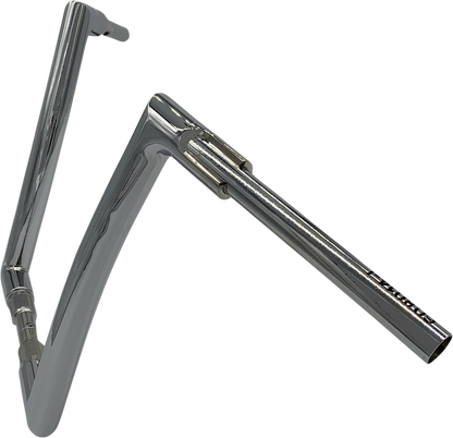 FAT BAGGERS INC. 1-1/2" EZ Install Flat Top Handlebar - 14" - Chrome 608014