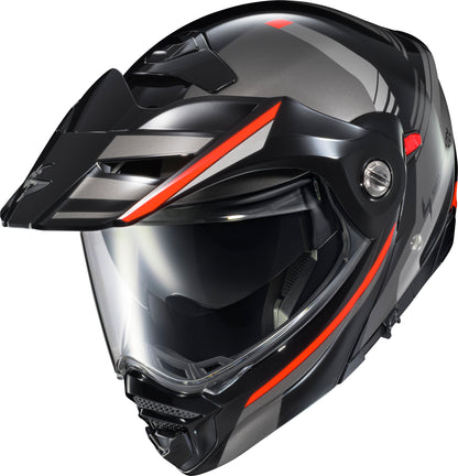 Exo At960 Modular Helmet Monk Black/Red 2x